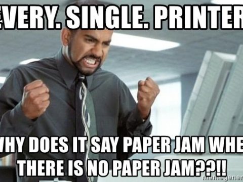 Office Space Printer Jam